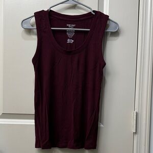 Nine West Deep Burgundy Tank Top
